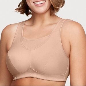 Plus Size Glamorise Full-Figure No-Bounce Camisole Wireless Sports Bra 36DD